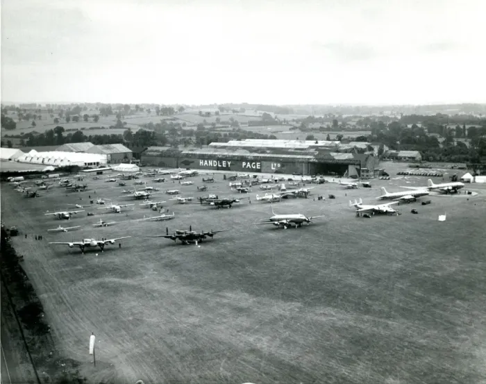 Framed Print : 1947 Royal Aeronautical Society Garden Party at Radlett Framed Print : 1947 Royal Aeronautical Society Garden Party at Radlett