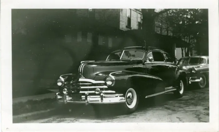 Framed Print : 1948 Ponitiac Silver Streak Vintage Car Framed Print : 1948 Ponitiac Silver Streak Vintage Car