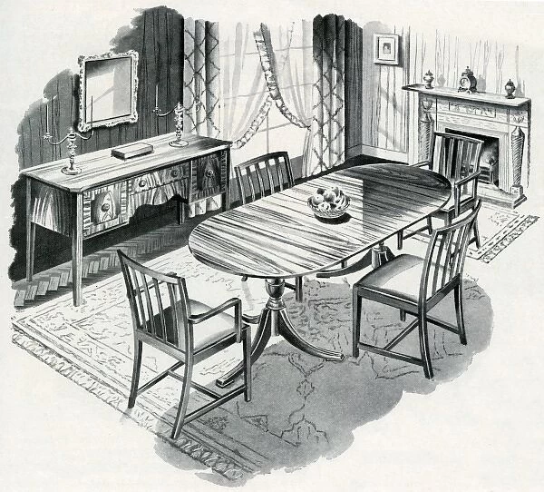 1950s dining room