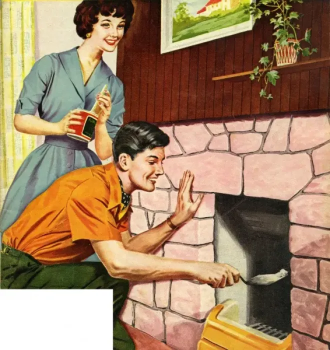 Framed Print : 1950s DIY Date: 1959 Framed Print : 1950s DIY Date: 1959