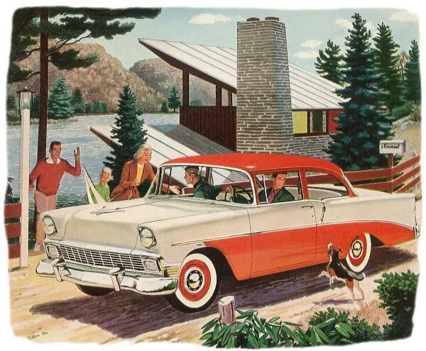1956 Chevrolet Bel-Air Date: 1955