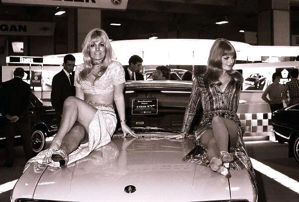 The 1970 London Motor Show at Earls Court, London