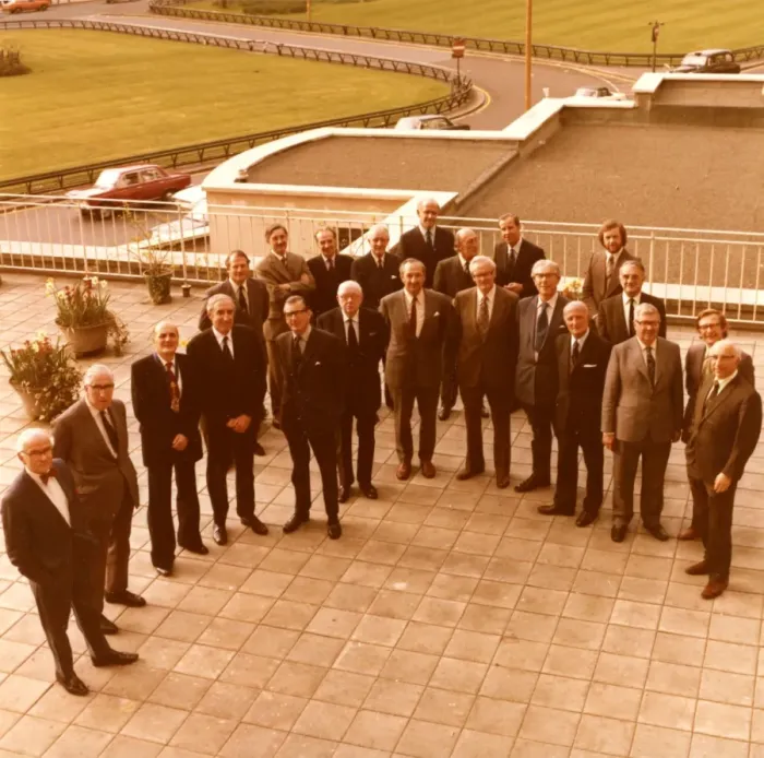 Framed Print : The 1974-1975 Royal Aeronautical Society Council on the ? Framed Print : The 1974-1975 Royal Aeronautical Society Council on the ?