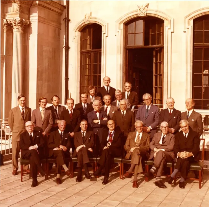 Framed Print : The 1974-1975 Royal Aeronautical Society Council on the ? Framed Print : The 1974-1975 Royal Aeronautical Society Council on the ?