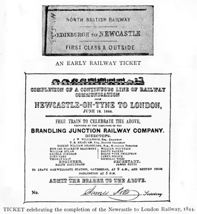 Framed Print : 19th century railway tickets Framed Print : 19th century railway tickets