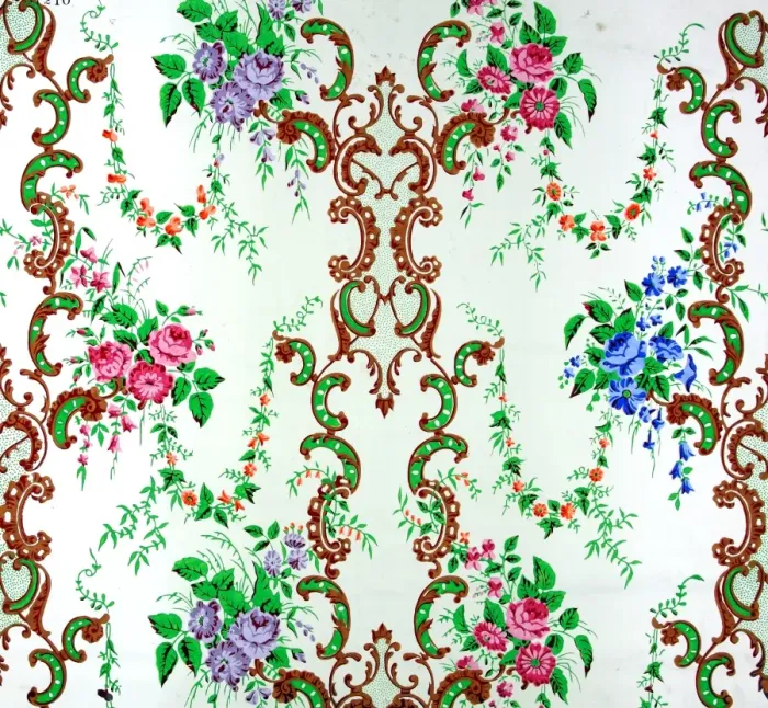 Framed Print : 19th century Wallpaper Framed Print : 19th century Wallpaper