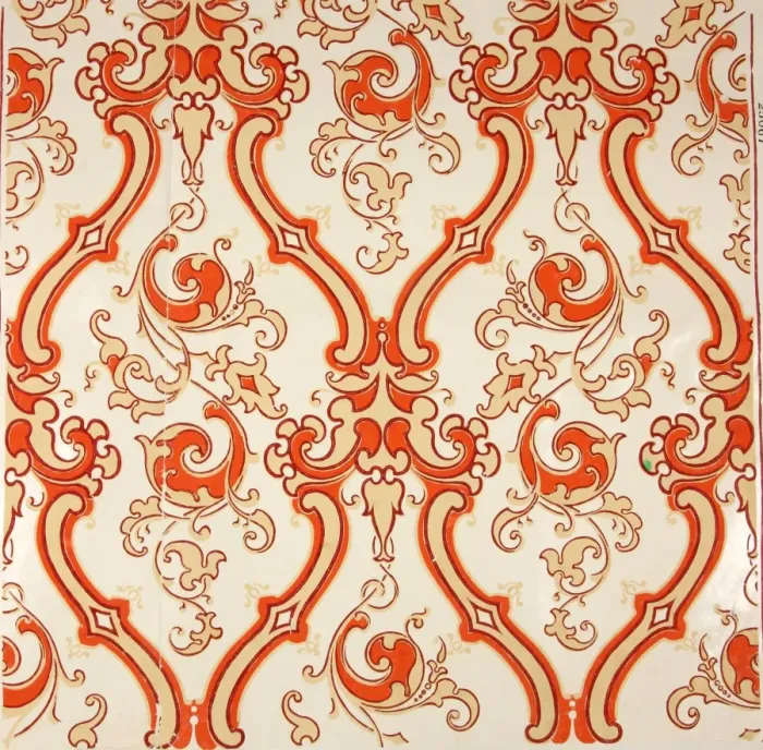 Framed Print : 19th century Wallpaper Framed Print : 19th century Wallpaper