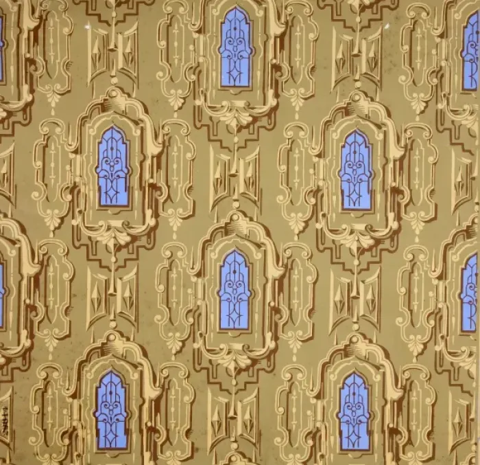 Framed Print : 19th century Wallpaper Framed Print : 19th century Wallpaper