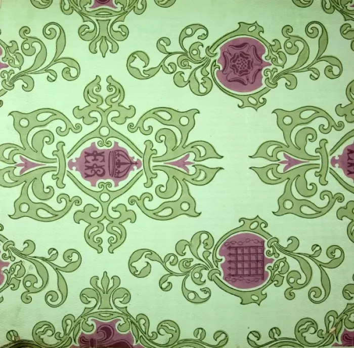 Framed Print : 19th century Wallpaper Framed Print : 19th century Wallpaper