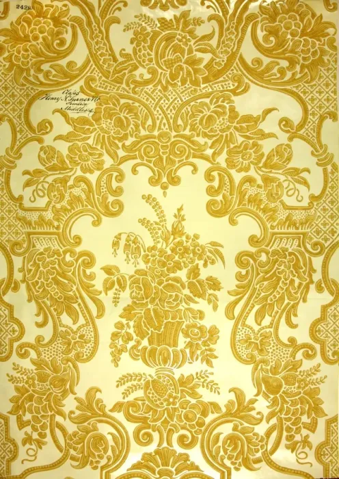 Framed Print : 19th century Wallpaper Framed Print : 19th century Wallpaper