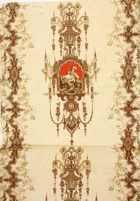 Framed Print : 19th century Wallpaper Framed Print : 19th century Wallpaper