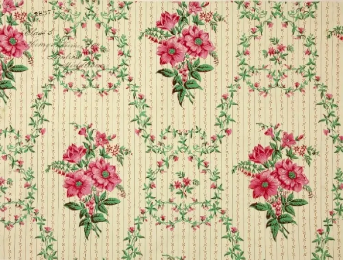 Framed Print : 19th century Wallpaper Framed Print : 19th century Wallpaper