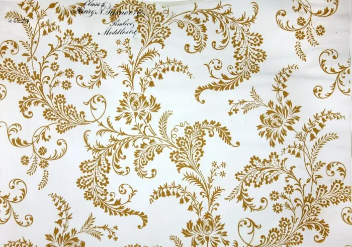Framed Print : 19th century Wallpaper Framed Print : 19th century Wallpaper
