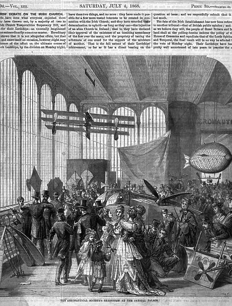 1st Aeronautical Exhibition - Crystal Palace 1868