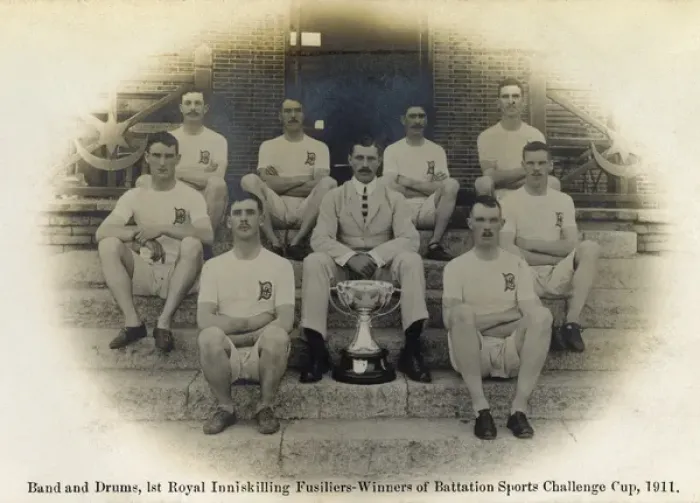 Framed Print : 1st Battalion Royal Inniskilling Fusiliers sports team Framed Print : 1st Battalion Royal Inniskilling Fusiliers sports team