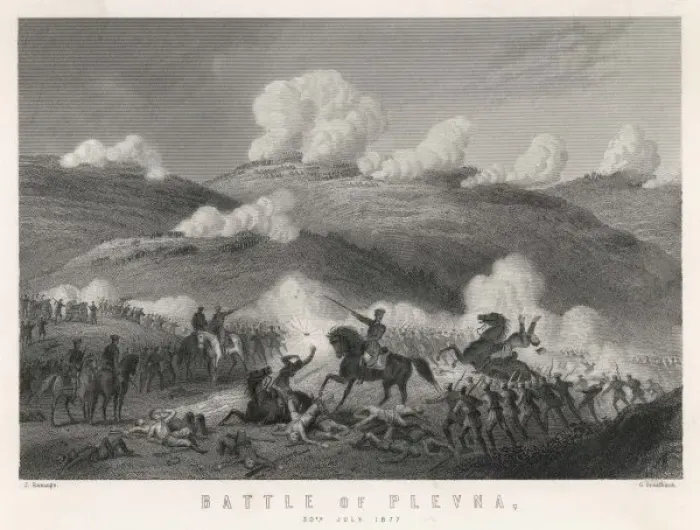 Framed Print : 1st Battle of Plevna Framed Print : 1st Battle of Plevna