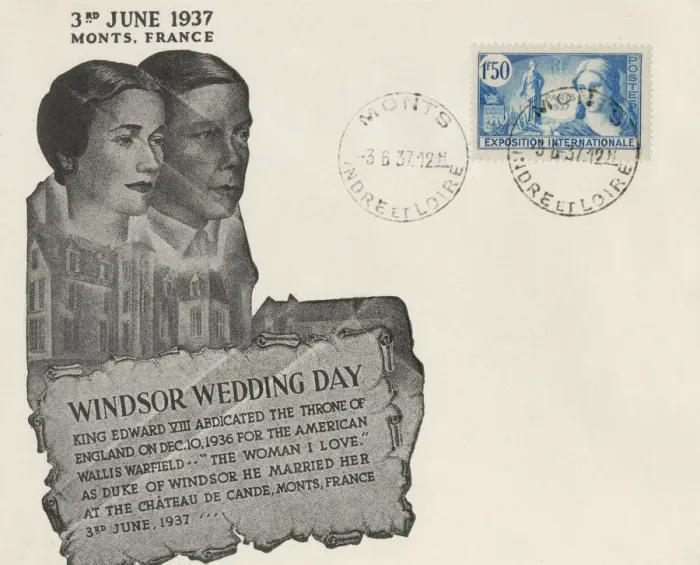 Framed Print : 1st day Cover - Wedding of Duke of Windsor to Wallis Simpson Framed Print : 1st day Cover - Wedding of Duke of Windsor to Wallis Simpson