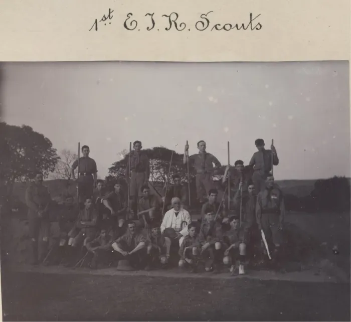 Framed Print : 1st East India Railway Company Scouts, India Framed Print : 1st East India Railway Company Scouts, India