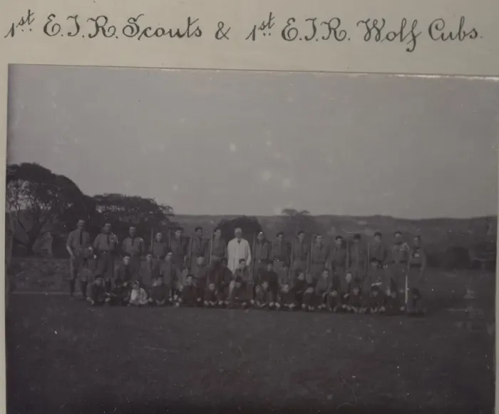Framed Print : 1st East India Railway Company Scouts, India Framed Print : 1st East India Railway Company Scouts, India