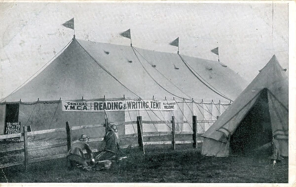 1st Middlesex Regiment - YMCA Reading & Writing Tent, Worthi