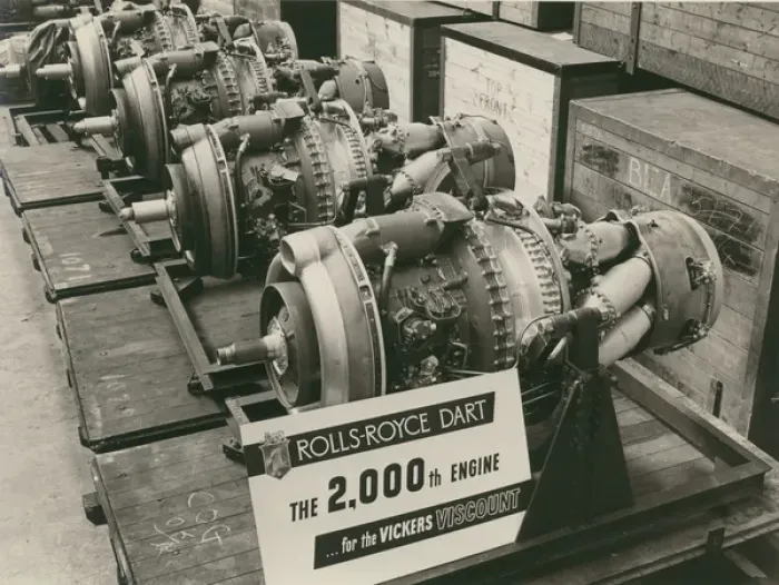 Framed Print : The 2, 000th Rolls-Royce RB53 Dart turboprop Framed Print : The 2, 000th Rolls-Royce RB53 Dart turboprop