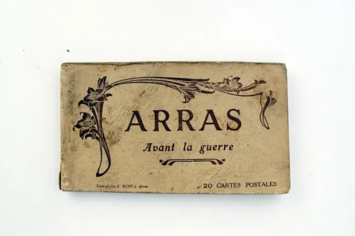 Framed Print : 20 postcards in a booklet entitled Arras - Avant la guerr Framed Print : 20 postcards in a booklet entitled Arras - Avant la guerr