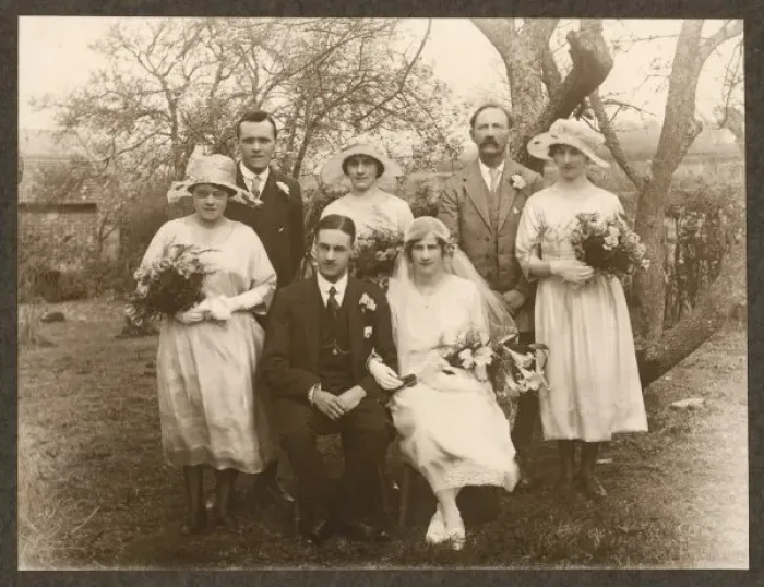Framed Print : 20S Wedding Group Framed Print : 20S Wedding Group