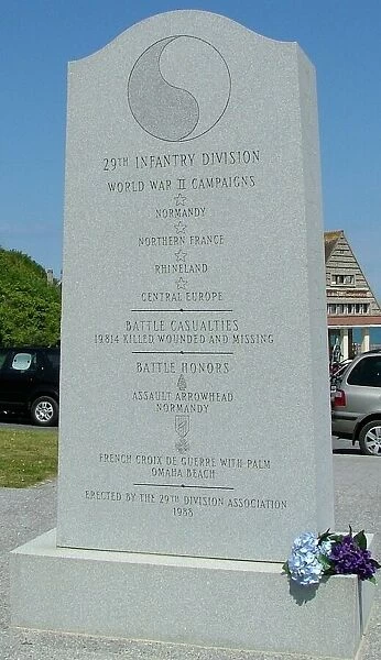 US 29th Infantry Division Memorial Omaha Beach