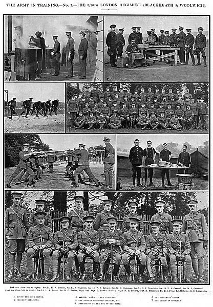 3  /  20th London Regiment (Blackheath & Woolwich) in training