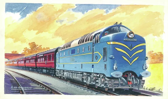 Framed Print : 3, 300 H. P. Diesel electric locomotive Framed Print : 3, 300 H. P. Diesel electric locomotive