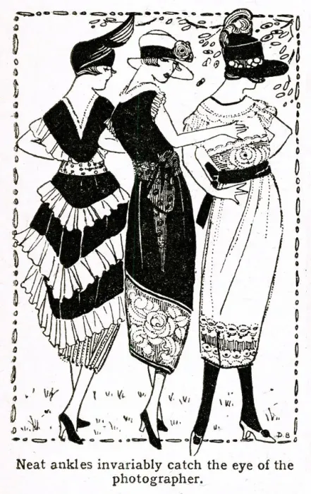 Framed Print : 3 frocks of 1919 Framed Print : 3 frocks of 1919