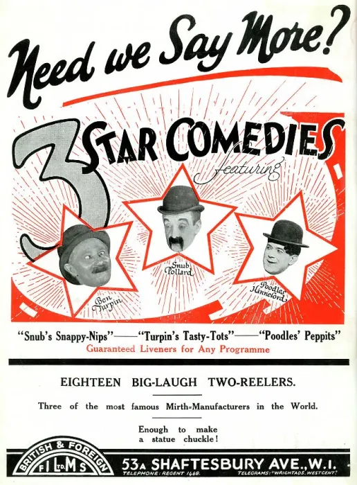 Framed Print : 3 Star Comedies, Ben Turpin, Snub Pollard, Poodles Hanneford Framed Print : 3 Star Comedies, Ben Turpin, Snub Pollard, Poodles Hanneford