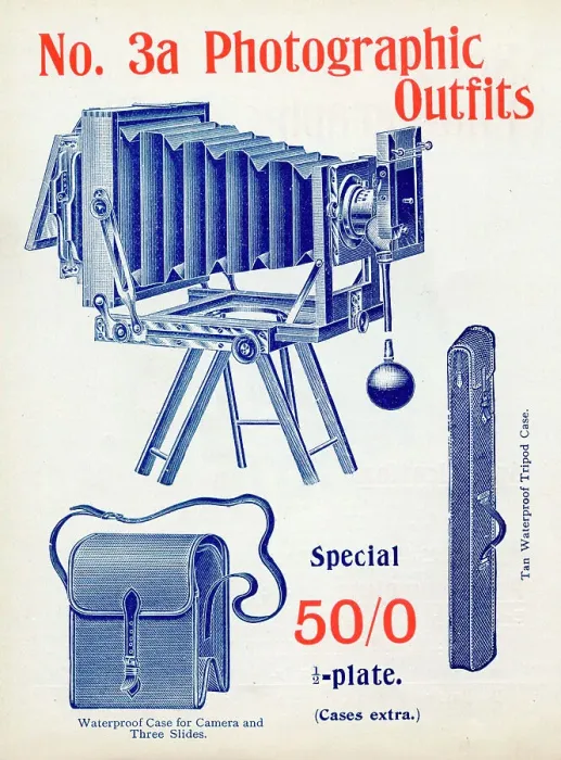 Framed Print : No 3A Half Plate Photographic Camera Outfit Framed Print : No 3A Half Plate Photographic Camera Outfit