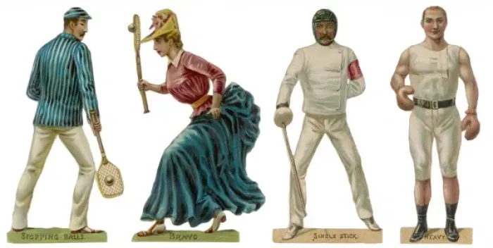 Framed Print : 4 Sporty Victorians Framed Print : 4 Sporty Victorians