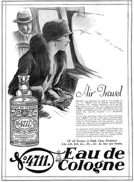 No 4711 Eau de Cologne advert, 1927