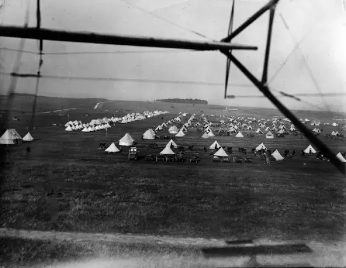 Framed Print : 4th Cavalry Brigade at Hamilton Camp, Salisbury Plain Framed Print : 4th Cavalry Brigade at Hamilton Camp, Salisbury Plain