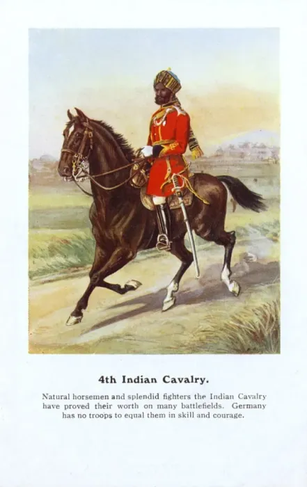 Framed Print : 4th Indian Cavalry - WW1 Framed Print : 4th Indian Cavalry - WW1