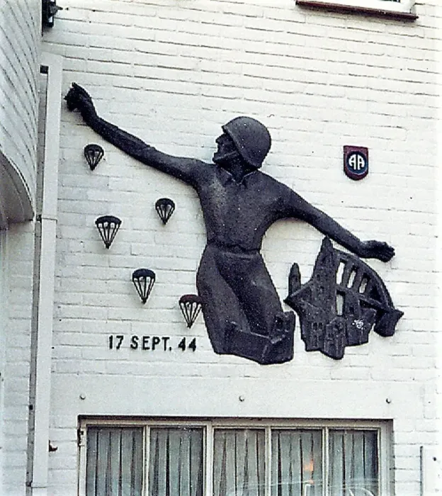 Framed Print : 508th PIR Memorial, Sions Hof Hotel, Berg en Dal Framed Print : 508th PIR Memorial, Sions Hof Hotel, Berg en Dal