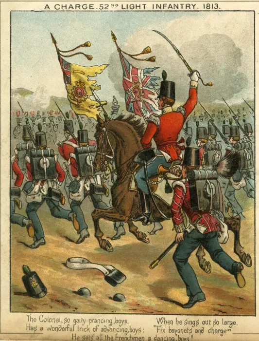 Framed Print : 52nd Light Infantry making a charge Framed Print : 52nd Light Infantry making a charge