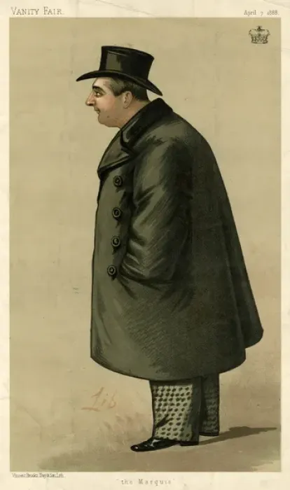 Framed Print : 5th Marquess of Ailesbury, Vanity Fair, Lib