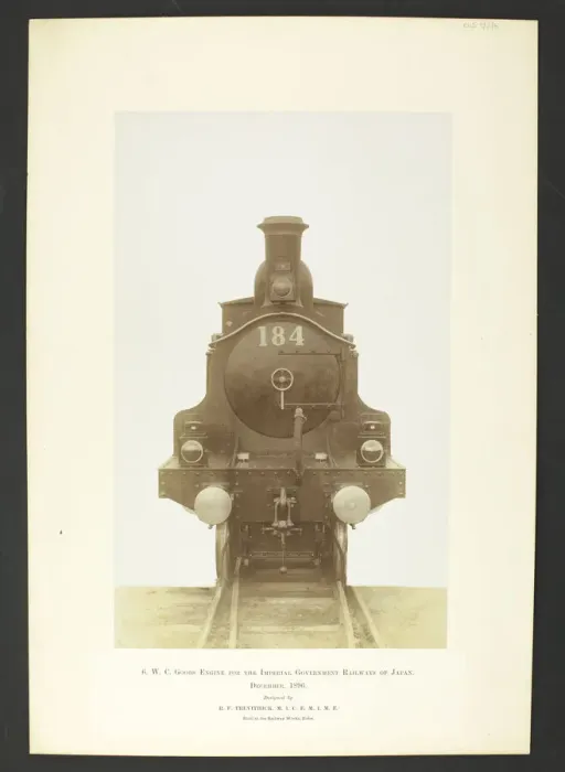 Framed Print : 6 WC goods engine by Richard Francis Trevithick. Front view Framed Print : 6 WC goods engine by Richard Francis Trevithick. Front view