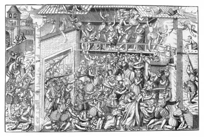 Framed Print : 60 Huguenots Massacred Framed Print : 60 Huguenots Massacred