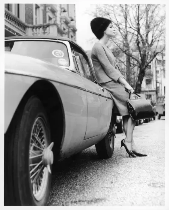 Framed Print : 60S Girl & Mg Framed Print : 60S Girl & Mg