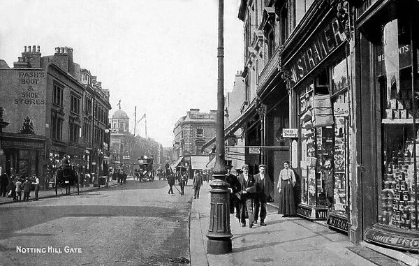 68 Notting Hill Gate, London - W Straker Store (right)