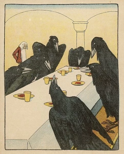 7 Ravens at Dinner