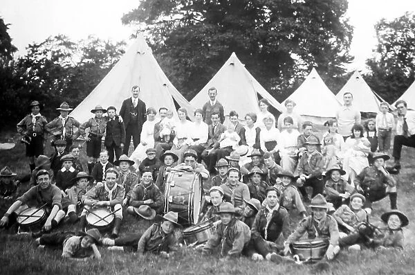 71st Liverpool Scouts in camp (location unknown)