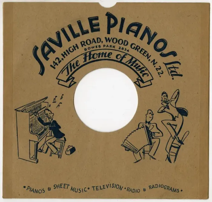 Framed Print : 78 rpm record cover, Saville Pianos Ltd Framed Print : 78 rpm record cover, Saville Pianos Ltd