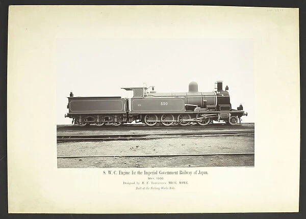 8 WC engine by Richard Francis Trevithick. Side view