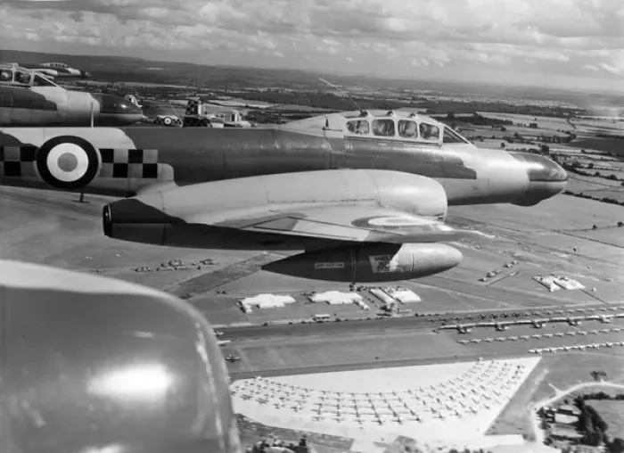Framed Print : 85 Squadron Gloster Meteor NF11s Framed Print : 85 Squadron Gloster Meteor NF11s