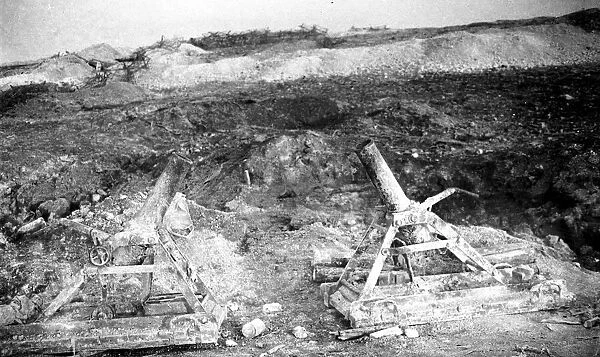 9. 15 cm leichtes Minenwerfer System Lanz trench mortars
